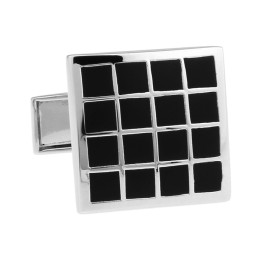 Mansetinööbid - emailitud ruudud